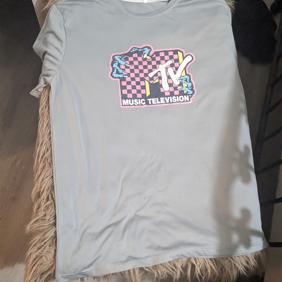 MTV creature checkered print shirt - Picture 2 of 2